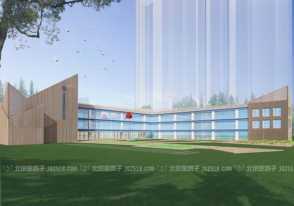 河南省三門峽市幼兒園建筑設計—金鴿子(圖2)